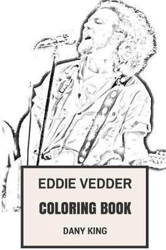 Eddie Vedder Coloring Book, Dany King 9781546397083 Boeken