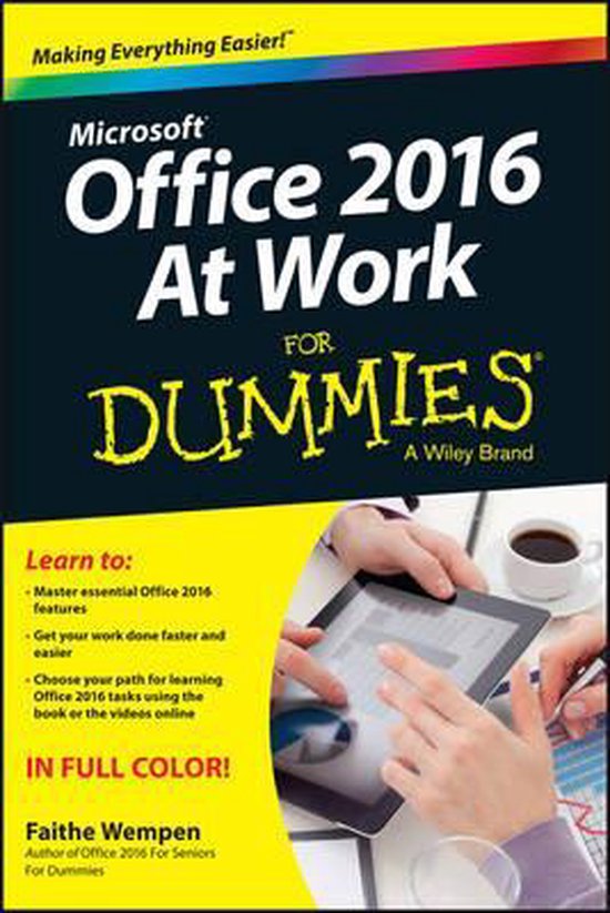 Office 2016 At Work For Dummies - cover