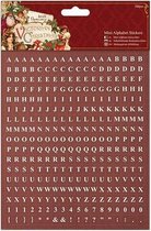 Mini Alphabet Stickers (306pcs) - Victorian Christmas