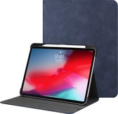 Luxe Book Case - Geschikt voor iPad Pro 11 (2018) Hoesje - Blauw