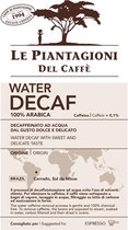 Le Piantagioni del Caffè Water Decaf Koffiebonen - 250 gram