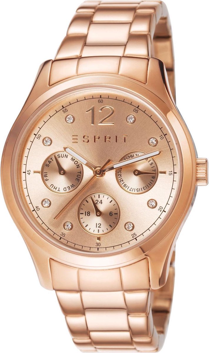 bol.com | Esprit ES106702003 Horloge - 36 mm - Rosékleurig