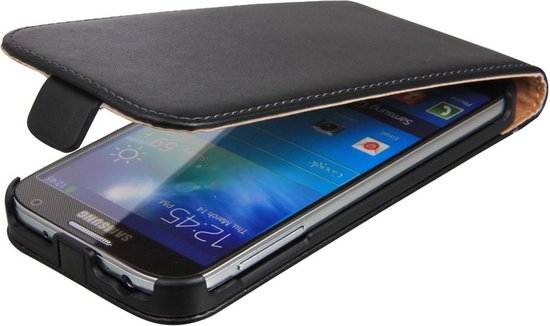 Plakken Wieg Editor Samsung Galaxy S3 Neo i9300i Lederlook Flip Case hoesje Zwart | bol.com