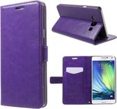 Kds PU Leather Wallet case cover hoesje Samsung Galaxy Core 4G G386F paars