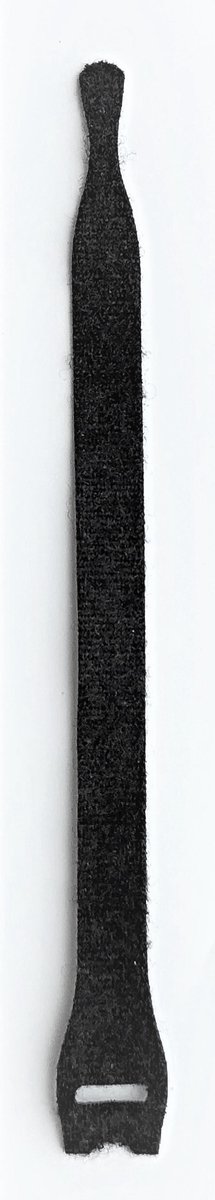 Velcro - One-wrap strap - 330mm x 20mm - Zwart - 25 stuks - Stevig klittenband - Volledig herbruikbaar - (098.0607)