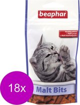 Beaphar Malt-Bits Pâtes - Snack pour chat - 18 x 35 g