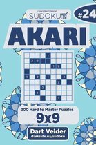 Sudoku Akari - 200 Hard to Master Puzzles 9x9 (Volume 24)