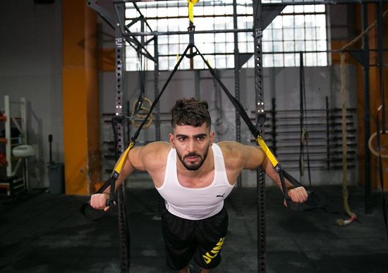 IMPAQT Professionele Suspension Trainer TRX - Zwart / Geel - Tot 440KG