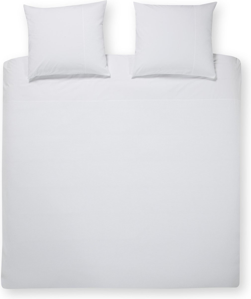 Papillon Mendoza Dekbedovertrek - Tweepersoons - 200x200/220 cm - Wit