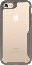 Grijs Focus Transparant Hard Cases voor iPhone 7 / 8