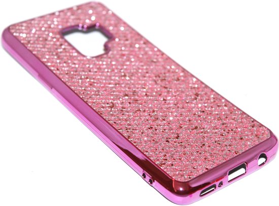 Coque Bling Bling Rose Samsung Galaxy S9 Plus