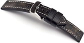 Horlogeband Bantoon Terra Vintage Black - 22mm