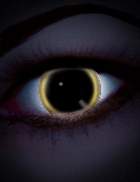 Lenzen zonsverduistering effect UV - Schmink