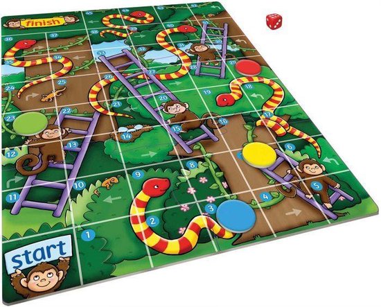 Afbeelding van het spel Orchard Toys Mini Game Jungle Snakes And Ladders