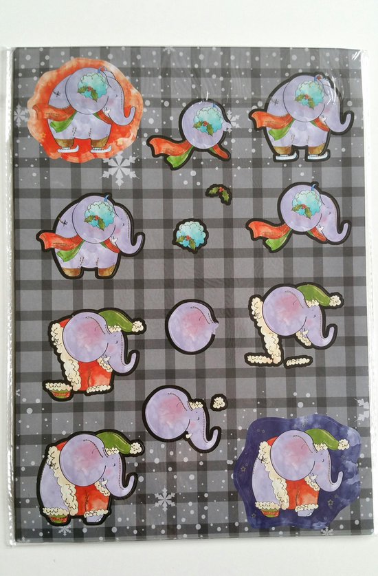 Uitdrukvellen kerst Kerstkaarten maken 10 3D vellen