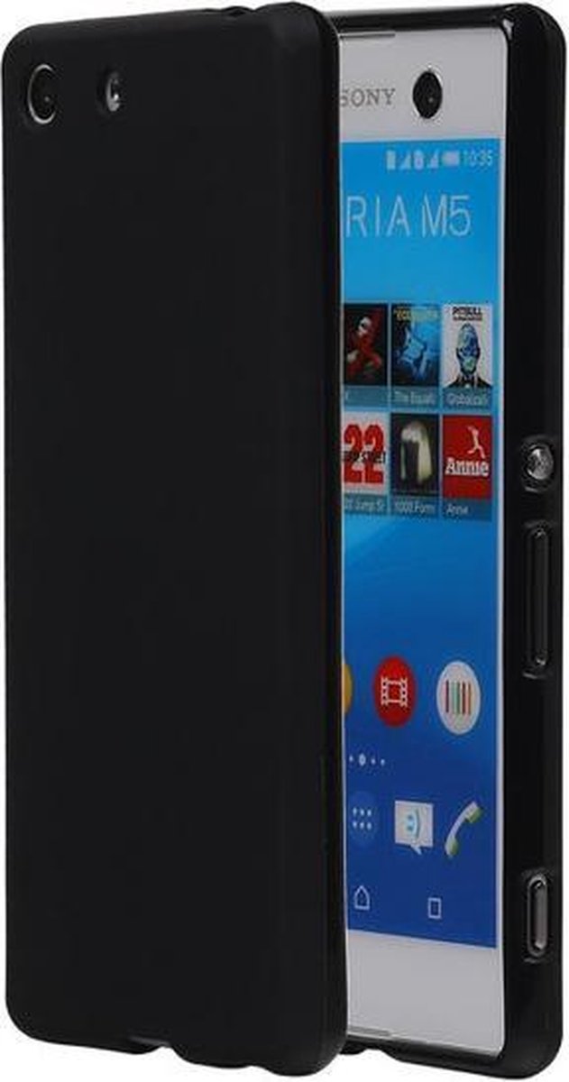 Sony Xperia M5 TPU Hoesje Zwart