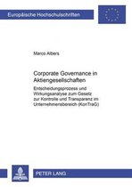 Corporate Governance in Aktiengesellschaften