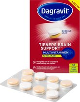 Dagravit Tieners Brain Support - Vitaminen en Mineralen - 50 kauwtabletten