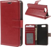Cyclone wallet hoesje Sony Z3 Compact rood