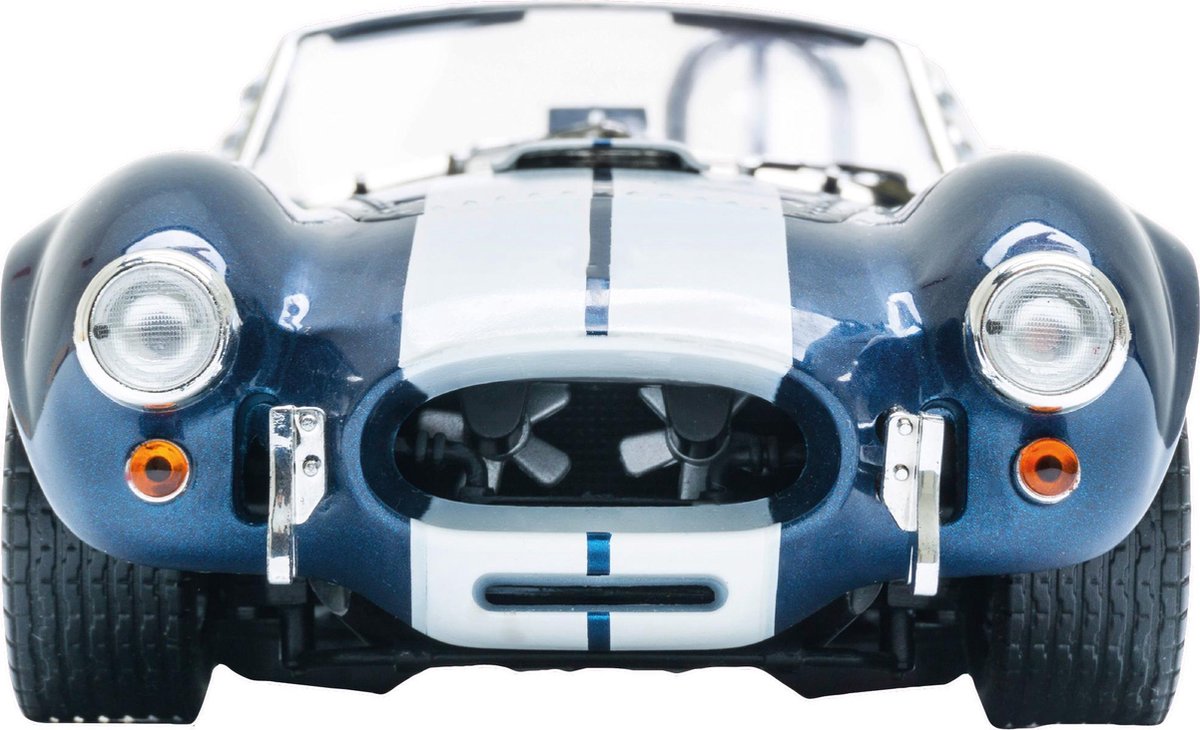 Muursticker race auto blauw
