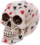 Skull met kaarten schedel doodskop