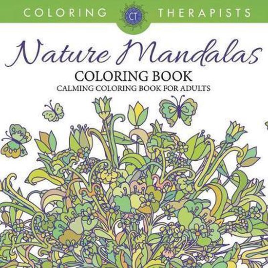 Nature Mandalas Coloring Book - Calming Coloring Book For Ad ... - cover