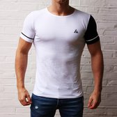 Slim fit T-shirt - Small -  Wit - Cicwear