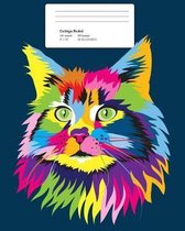 Colorful Cat Composition Notebook