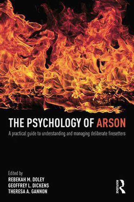 The Psychology of Arson - cover
