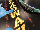 Colori 4 BRA10074 Siliconen Armband met Tekst Hope - Zilverkleurig / Blauw Groen