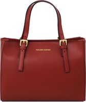 Tuscany Leather Dames Handtas Aura - Rood - Ruga leer - TL141434