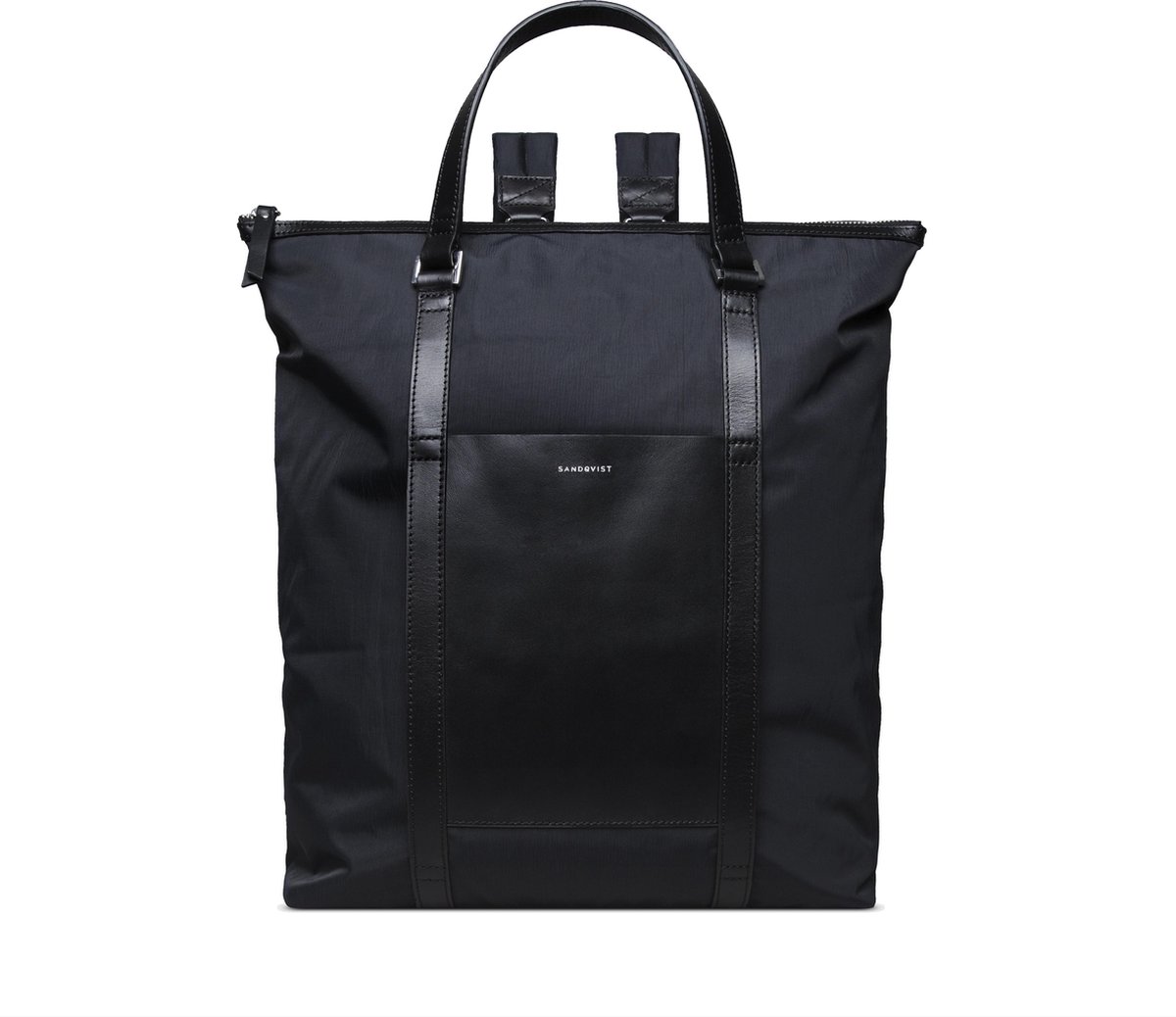 Sandqvist Rugzak Marta Zwart SQA1066 Tote Bag en Rugtas - 12 Liter