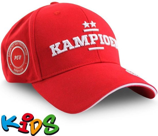 Cap PSV Kampioen 2014-2015 Kids-Maat-Stuks-Kleur-Rood