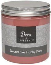Deco & Lifestyle Acrylverf krijt 230 ml - porto rood 45113. 2 POTTEN a 230ML.