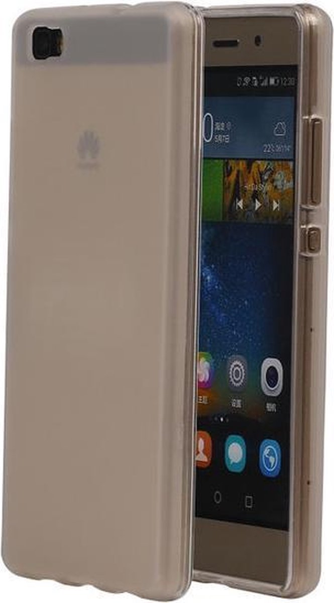 Huawei Ascend P8 Lite TPU Hoesje Transparant Wit