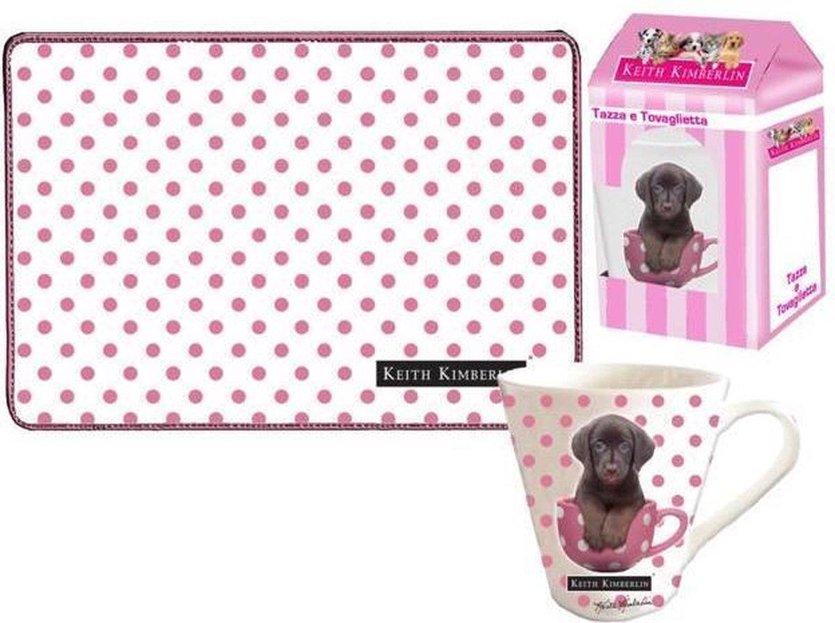 Keith Dogs Gift Kitchen Beker + Placemat