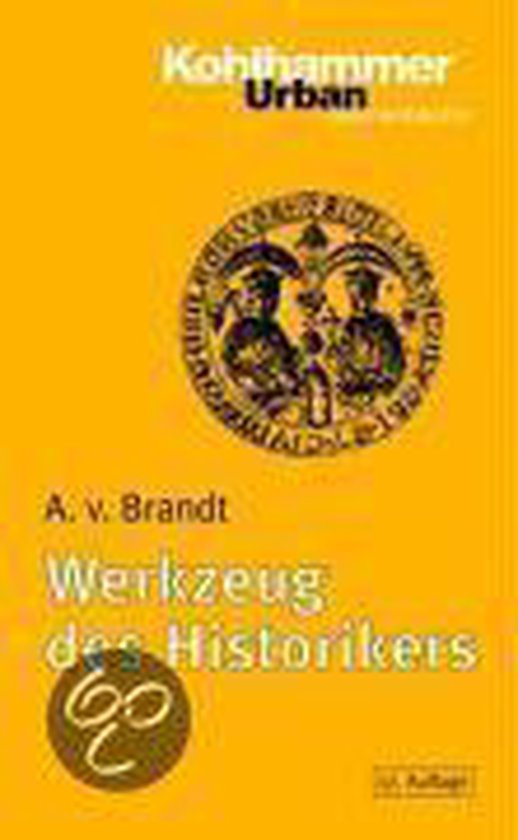 Werkzeug Des Historikers - cover