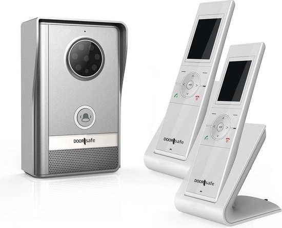 Afbeelding van Review Doorsafe 4260 + 2 x scherm - Draadloze camera deurbel