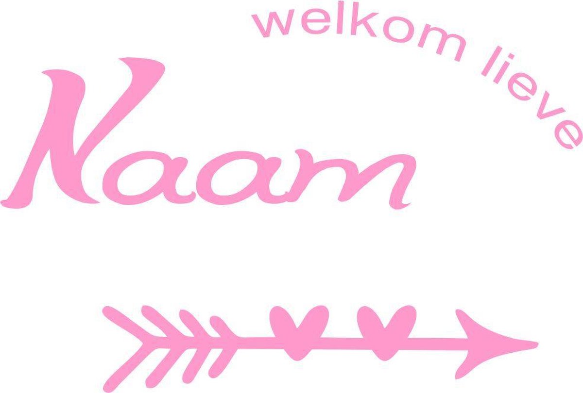Goedkoopste geboorte raam sticker 008 40 cm - 60 cm