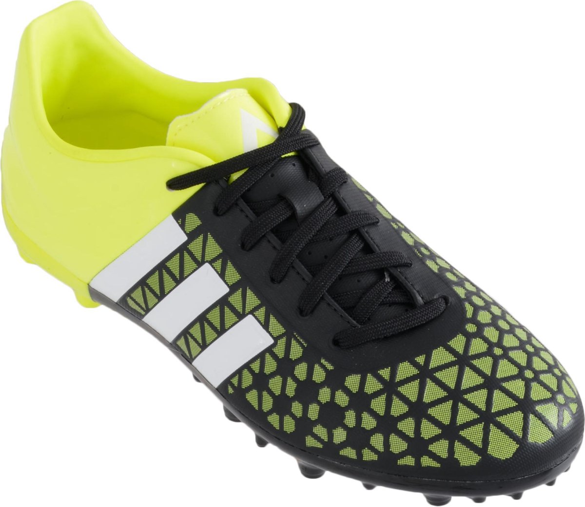 adidas ACE 15.3 FG/AG J - Voetbalschoenen - Unisex - Maat 38 2/3 -  zwart/geel | bol.com