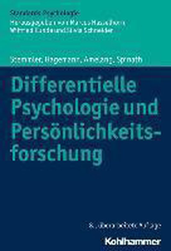 Differentielle Psychologie und Persönlichkeitsforschung - cover