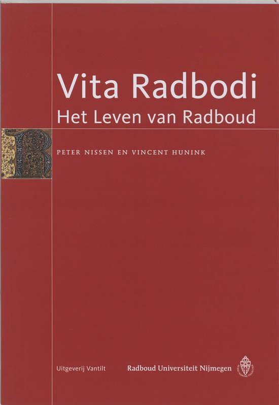 Cover van het boek 'Vita Radbodi / druk 1'