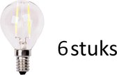 LED lamp 2W E14 Kogel | XQ1405 set van 6 stuks