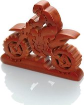 Puzzel Booster Motorfiets 4 Hout Dirt Bike