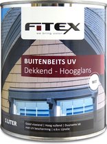 Fitex-Buitenbeits Uv-Hoogglans-Ral 9001 Crèmewit