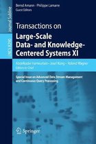 Transactions on Large-Scale Data- and Knowledge-Centered Systems XI