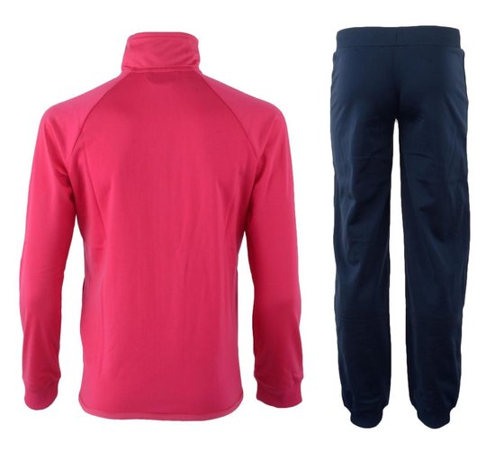 adidas Entry Trainingspak Maat 140 Meisjes roze blauw bol