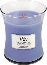 Woodwick Hourglass Medium Geurkaars - Lavender Spa