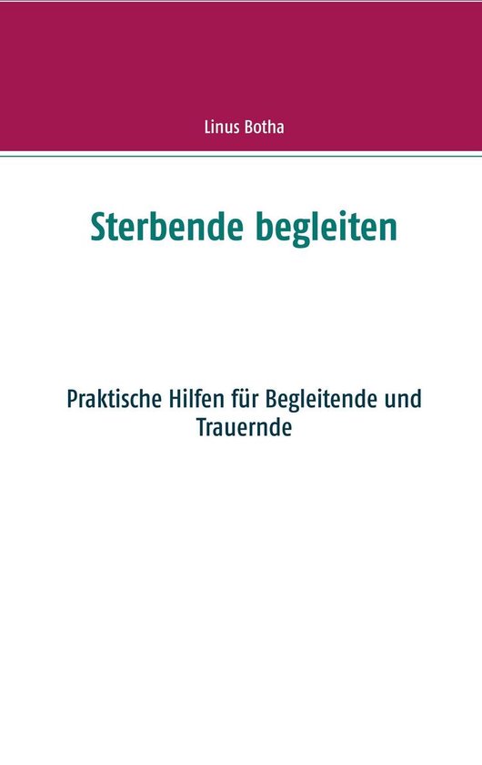 Sterbende begleiten - cover