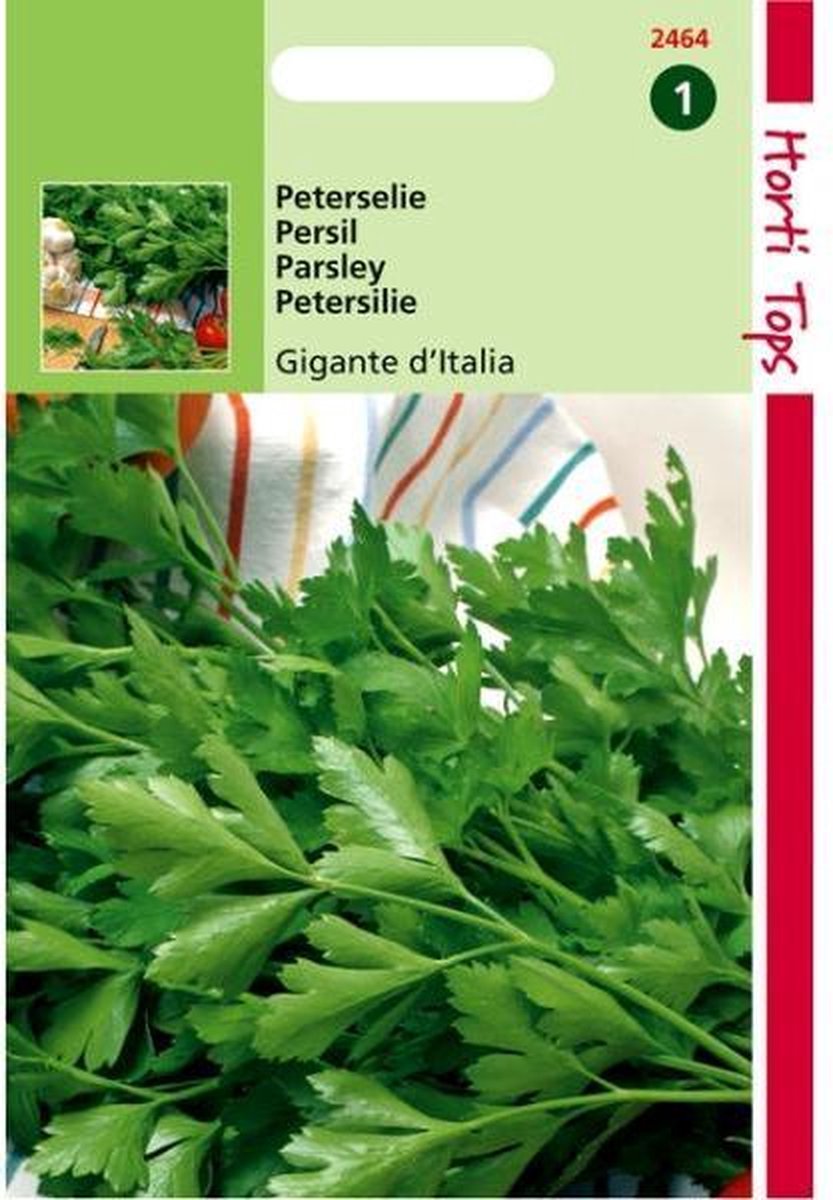 Peterselie Gigante dItalia - Petroselinum crispum - set van 10 stuks